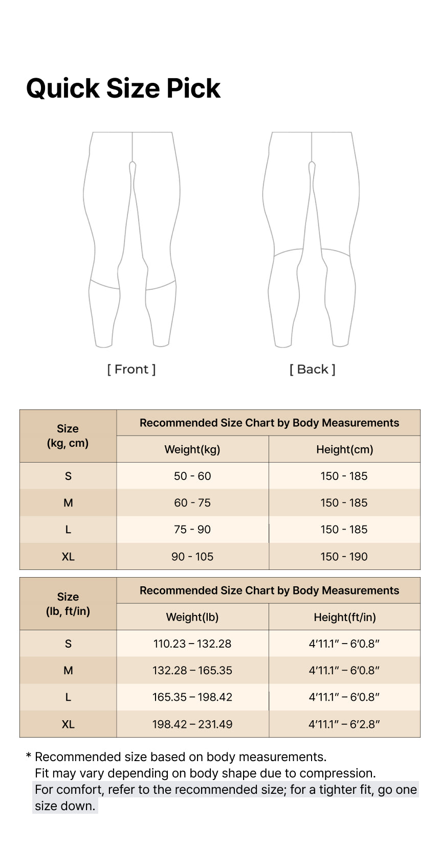 Size guide