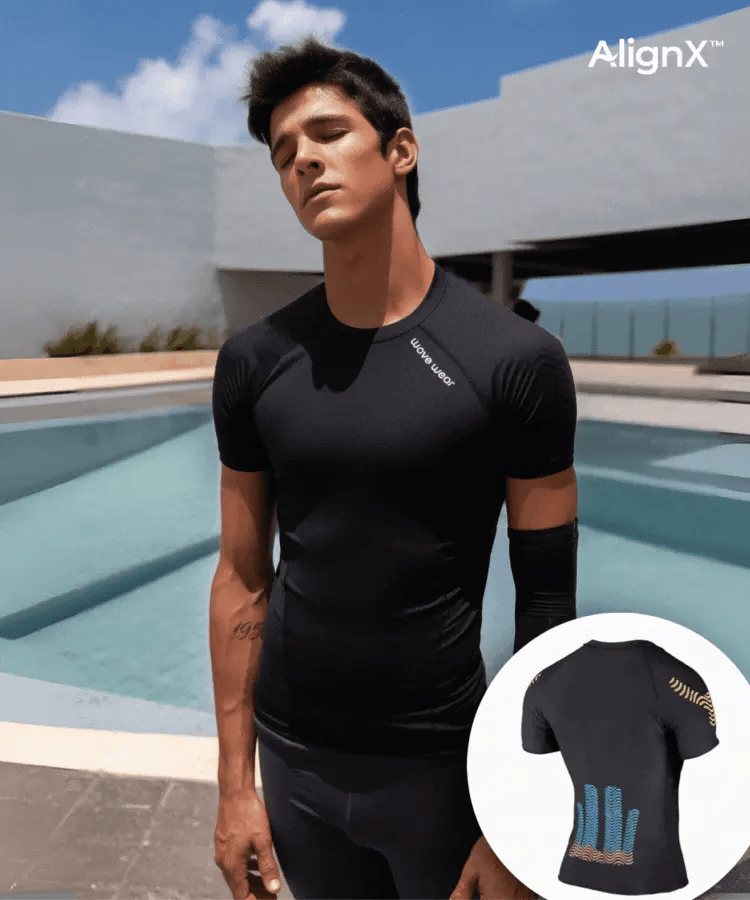 Toned Back & Shoulder Kinesiology Compression Top T20