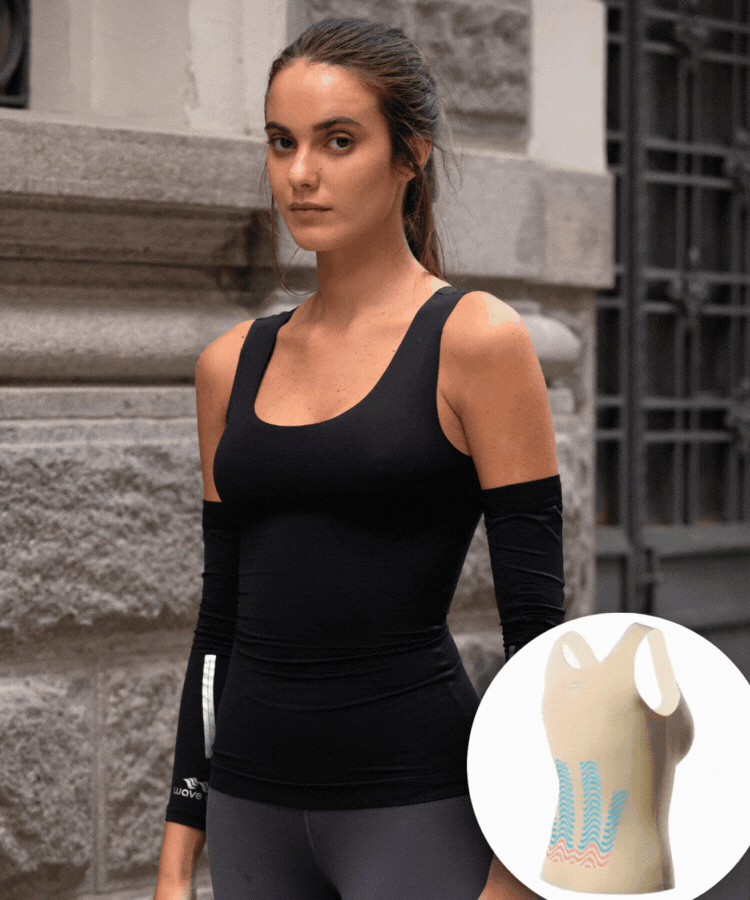 Shapewear Back Support Kinesiology Padded N10