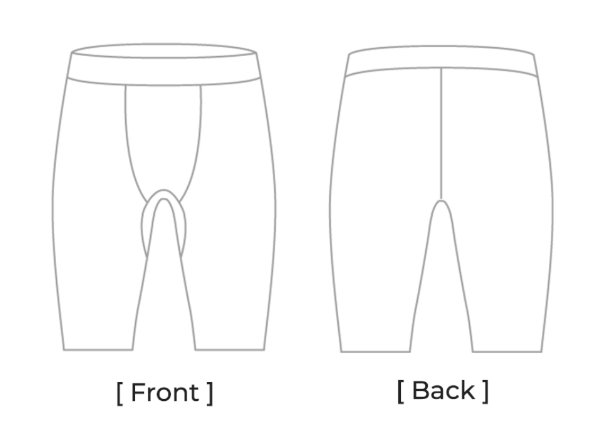 Cuissard de compression Flex-Support SL1 size chart