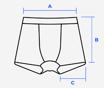 Boxer sans coutures - Homme size chart