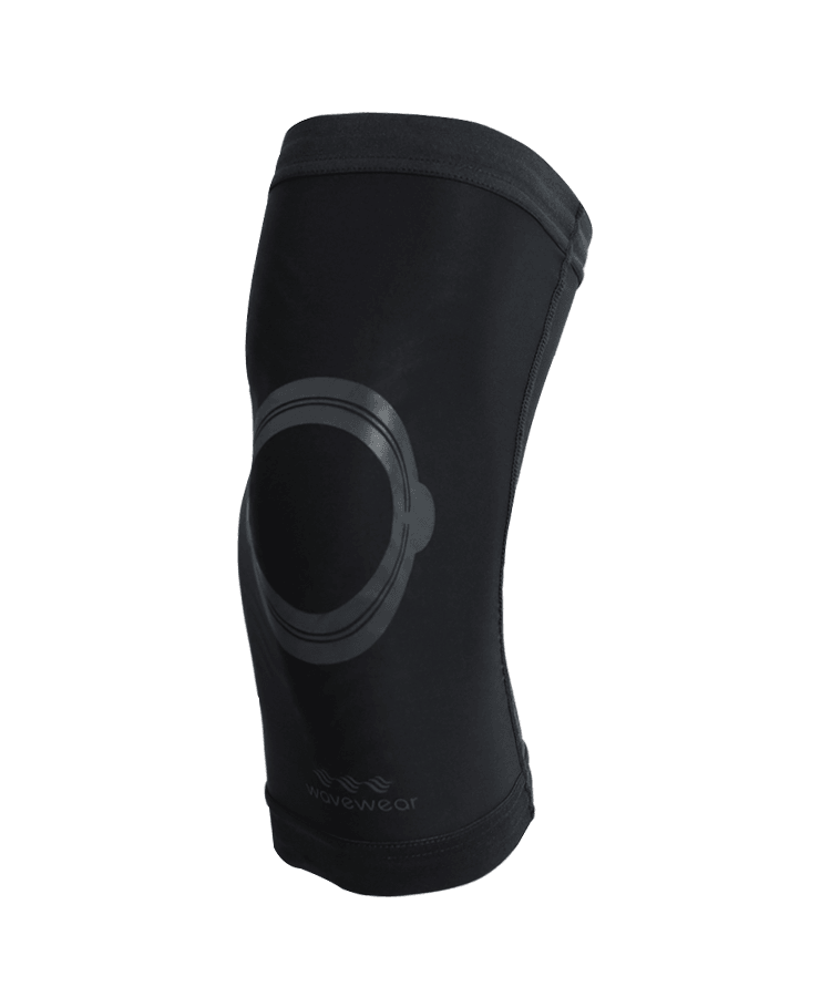 WaveWear knee compression sleeve for stability providing support during workouts and sports activities