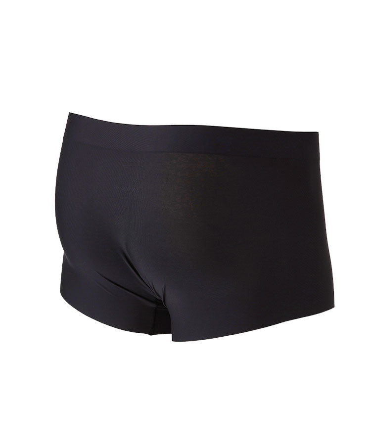 WaveWear black comfortable athletic boxer briefs with smooth fabric and snug fit for active wear