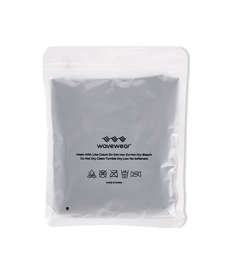 WaveWear comfortable athletic boxer briefs packaged in a clear resealable bag with care instructions