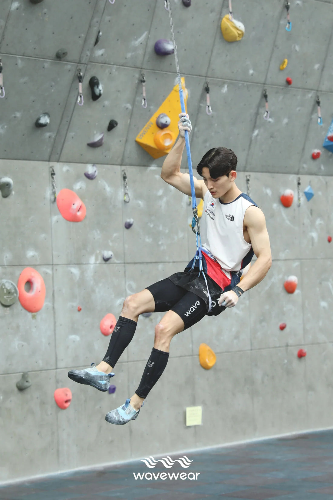 Korean speed climbing champion, Shin Eun-cheol at Paris Olympics 2024