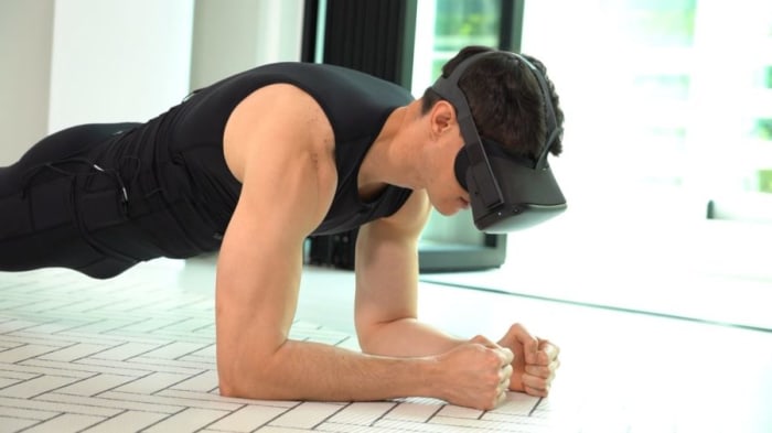 South Korean startup Wave Company announces electro-haptic suit that combines EMS with VR for gaming and exercise