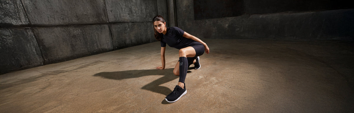 女性のためのランニングキネシオロジーコンプレッション
