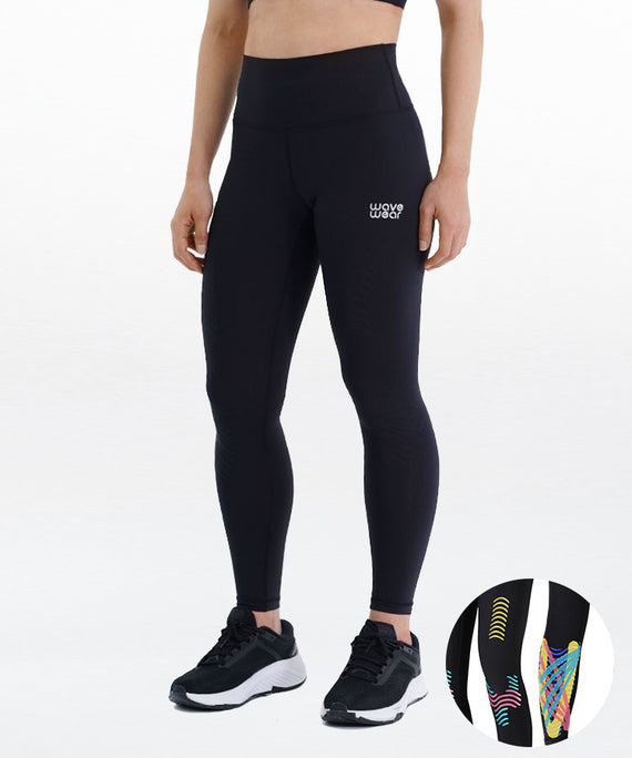 Knee & Calf Recovery Tape Compression Leggings Y20 Classic (Thigh Taping)