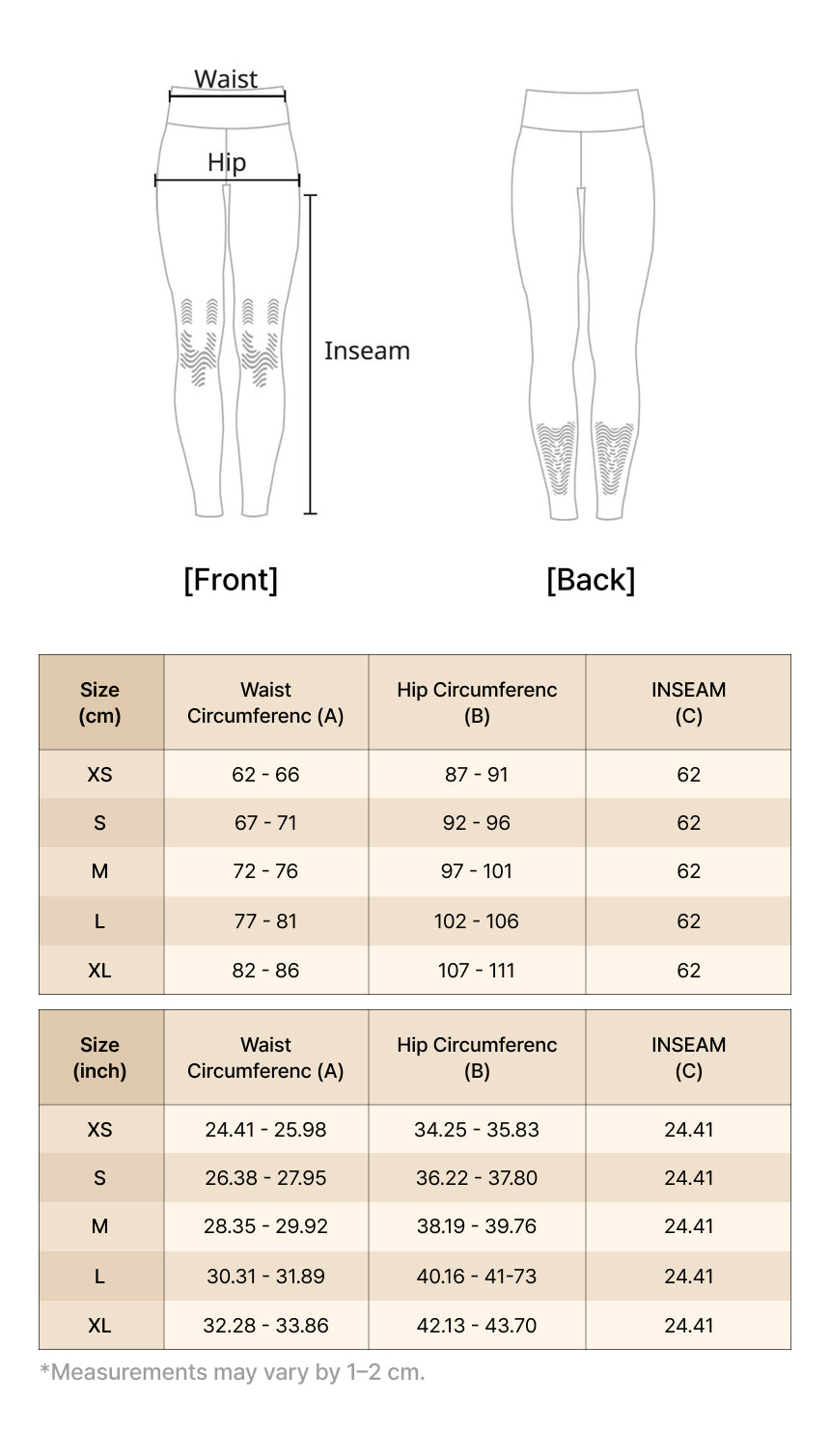 Size guide