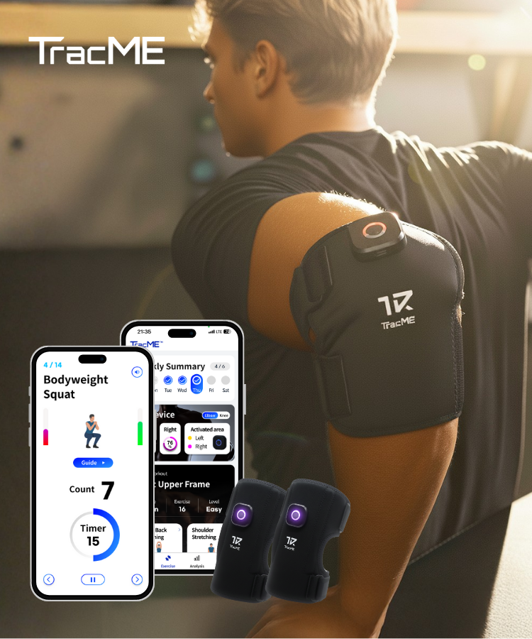 TracME Upper Body Tracking AI Workouts [2 Sleeves + App]