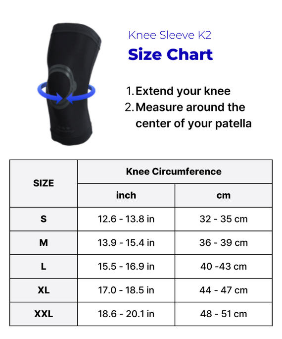 Knee Stability Kinesiology Compression Sleeve K2