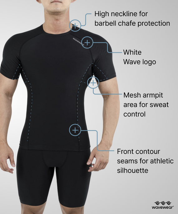 Toned Back & Shoulder Kinesiology Compression Top T20