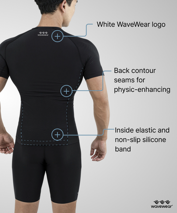 Toned Back & Shoulder Kinesiology Compression Top T20