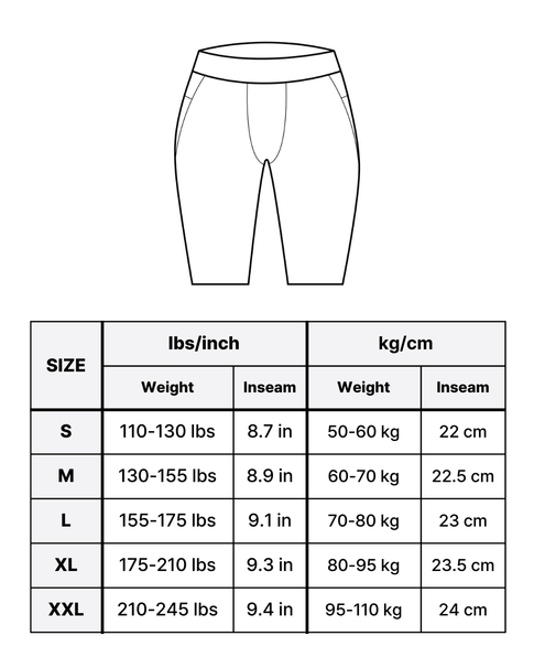 Endurance Kinesiology Compression Shorts SL20