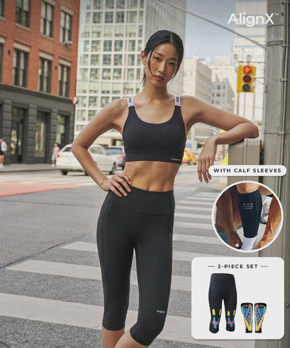 CY20 capri leggings and C2 calf sleeves rotating 360°