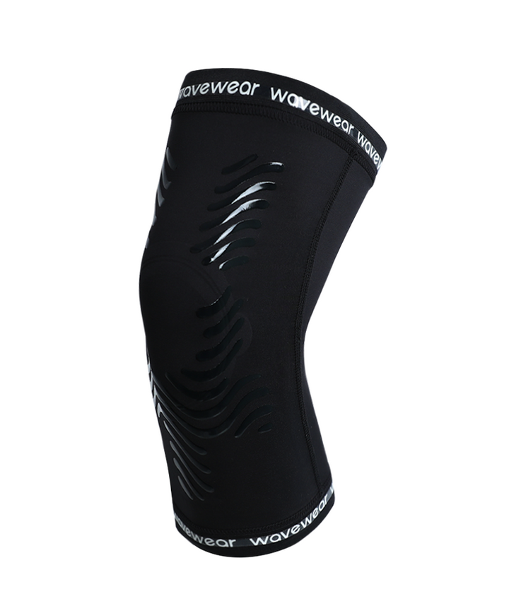 WaveWear knee compression sleeve for stability with breathable fabric and ergonomic design for support