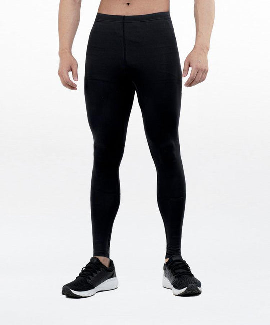L10 Calf Compression Leggings front full-length view showing slim athletic fit and ankle tapering