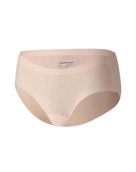 WaveWear women's seamless underwear in beige with smooth, comfortable fit and no visible seams